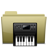 Brown Folder Music Alt Icon 48x48 png